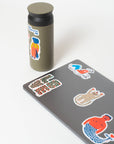 Egg Press Manufacturing - Floral Love Letters Vinyl Sticker