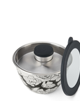 64oz Charcoal Bloom Salad Bowl Kit