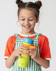 16oz Lime Sherbet Traveler with Flip Straw Lid