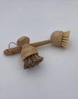 Bamboo Pot Scrubber - With replaceable head