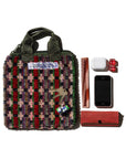 TRUCK SEAT FABRIC SMALL TOTE
