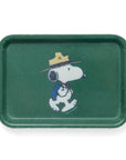 3P4 x Peanuts® - Snoopy Beagle Scout Hike Vintage-Style Tray