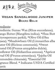 Superior Dry Goods - Vegan Sandalwood Juniper Beard Balm | All Natural