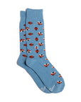 Socks that Protect Pollinators (Blue Ladybugs)