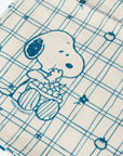 3P4 x Peanuts® - Snoopy Cherry Basket Tea Towel (Blue)