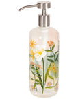 Bees & Blooms Glass Soap Pump