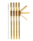 Turtleneck Stainless Steel Bendable Straw sets