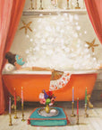 Princess Edwina Takes A Bath Art Print - 8.5" X 11"