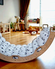 Climbing Arch / Rocker and White Star Pillow | Imaginative Play Set