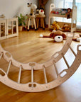 Climbing Arch / Rocker and White Star Pillow | Imaginative Play Set