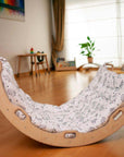 Climbing Arch Rocker with Origami Pillow | Montessori Play Set