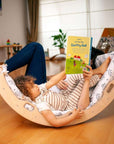 Climbing Arch Rocker with Origami Pillow | Montessori Play Set