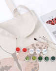 Paint Your Numbers - Blush Flutter Tote – Pink Butterfly Edition Paint by Numbers Kit