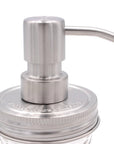 Mason Jar Lifestyle - Satin / Brushed Finish Soap Pump Dispensers for Mason Jars