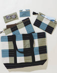 Checkered Canvas Tote Bag