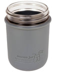 Silicone Sleeve for Wide Mouth Pint 16oz Mason Jars