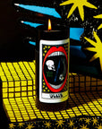 Tarot Candle, Death - 6" Tall & 60 Hr Burn, Tobacco & Orange