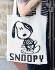 3P4 x Peanuts® Halloween - Snoopy Skeleton Knit Tote