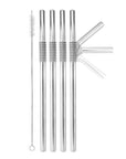 Turtleneck Stainless Steel Bendable Straw sets