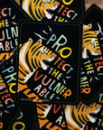 Badge Bomb - Protect The Vulnerable Sticker