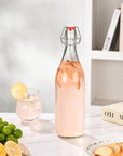Fox Run Flip Top Glass Bottle, 1 Liter Air Tight Bottle