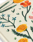 Three Potato Four - Embroidered Journal - Floral