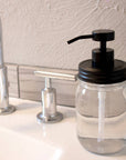Mason Jar Lifestyle - Matte Black Soap Pump Lid Kit for Mason Jars