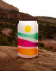 Human Nature Designs - Colorful Mountain Beer Glass - Colorful Glassware