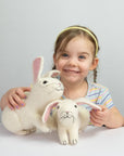 Toys - White Bunny Rabbit - Small and Large