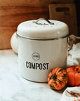 Compost Bin 0.8 Gallons - White