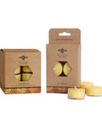 Big Dipper Wax Works - Tea Light Candles – 100% Pure Beeswax – 5 Hour Burn