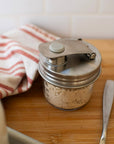 Zefiro - Pourable Jar Lid - Regular Mouth - Stainless Steel