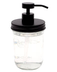 Mason Jar Lifestyle - Matte Black Soap Pump Lid Kit for Mason Jars