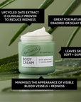 Vegan Body Cream with Aloe Vera + Cocoa Butter for Dry Skin