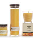 Apothecary Glass Candle – 100% Pure Beeswax – 25 Hour Burn