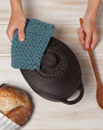 Lagoon Knit Potholder