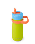 16oz Lime Sherbet Traveler with Flip Straw Lid