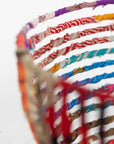 Ten Thousand Villages - Recycled Sari Wrapped Wire Basket