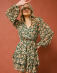 CARE TO DANCE WOVEN MINI DRESS