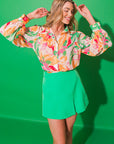 BORN TO SPARKLE WOVEN TOP