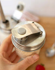 Zefiro - Pourable Jar Lid - Regular Mouth - Stainless Steel
