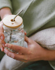 Me Mother Earth - Standard Mouth Bamboo Mason Jar Lids
