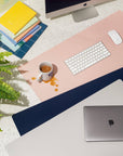 Poketo - Minimalist Desk Mat in Blush