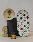 Round Enamel Tray - Eye