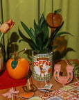 Ceramic Planter, Coffee Can