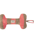 Ashi Dog Toy Large - Cherry Red/Taupe