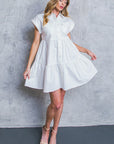 COMMON GROUND TWILL MINI DRESS