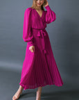 CHARMING FAVORITE WOVEN MIDI DRESS