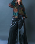 CAUSE A COMMOTION SEQUIN BLOUSE