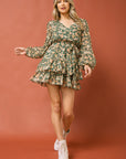 CARE TO DANCE WOVEN MINI DRESS